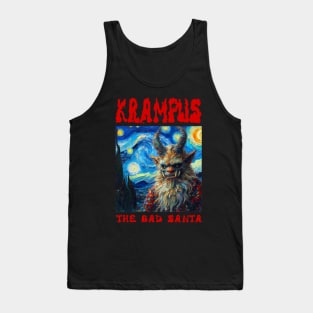 Merry Krampus in starry night Tank Top